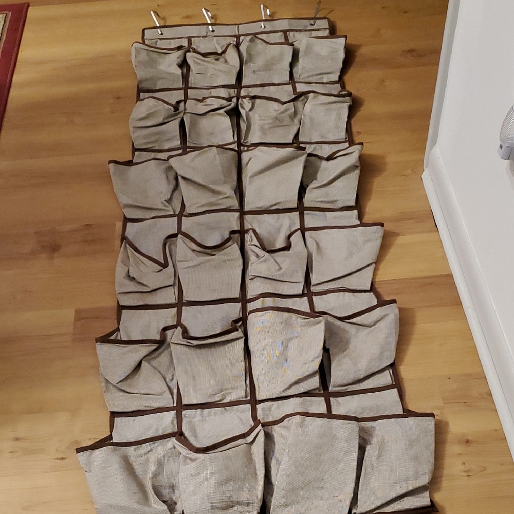 Hanging Shoe Organizer with Multiple Pockets
